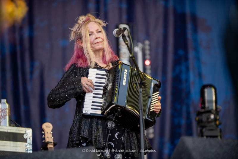 The Slambovian Circus Of Dreams performing at Cropredy Convention, Friday, August 12, 2022. Photo by David Jackson.