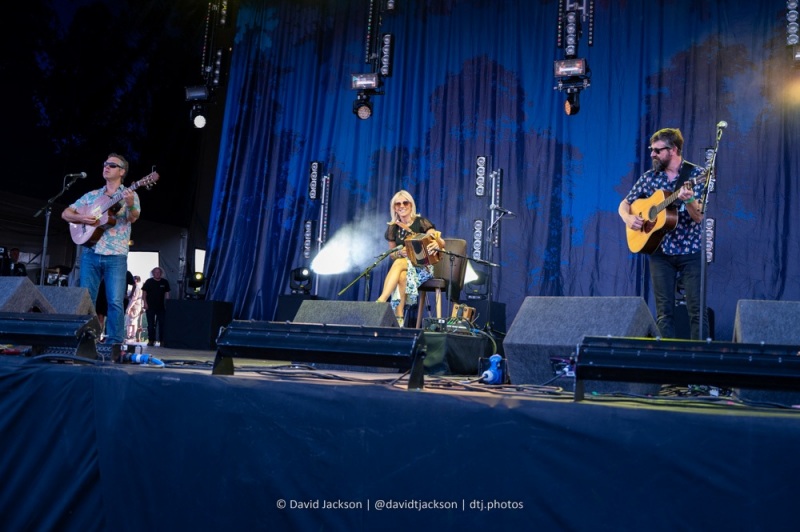 The Sharon Shannon Trio performing at Cropredy Convention, Friday, August 12, 2022. Photo by David Jackson.