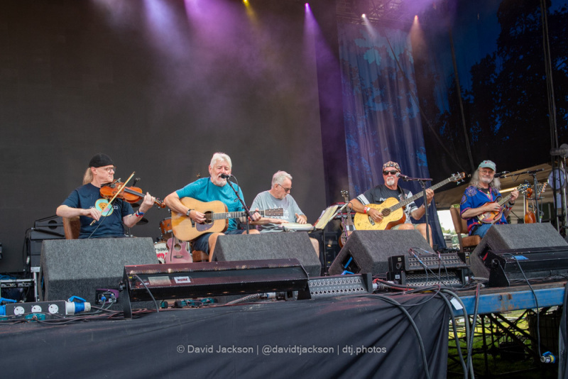 Fairport Convention performing on the opening day of Cropredy Convention 2023. Photo by David Jackson.