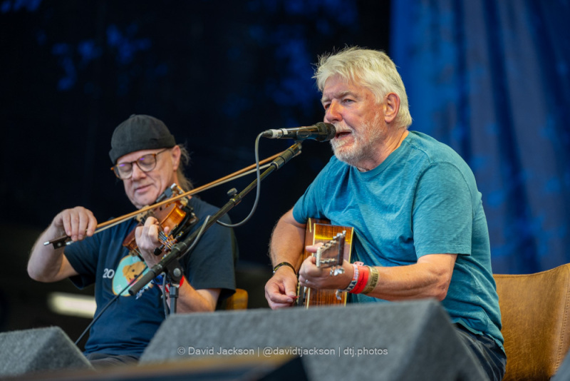 Fairport Convention performing on the opening day of Cropredy Convention 2023. Photo by David Jackson.