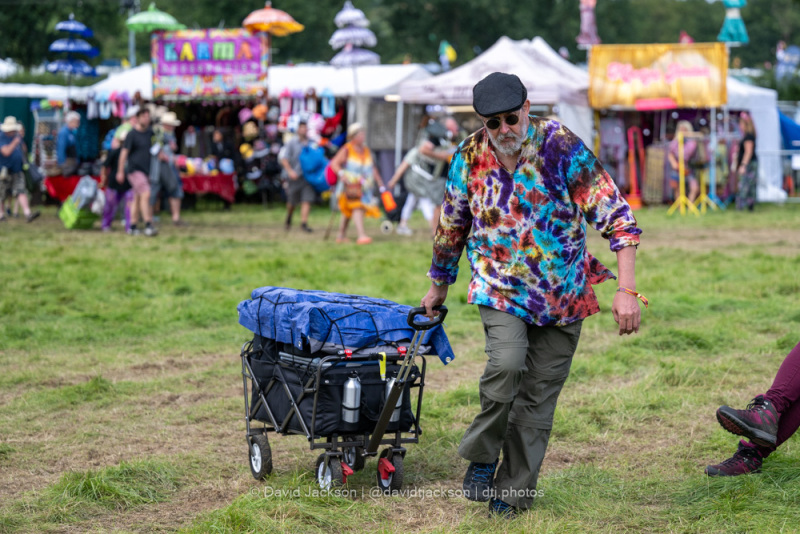 Festival goers heading into the arena on the second day of Cropredy Convention 2023. Photo by David Jackson
