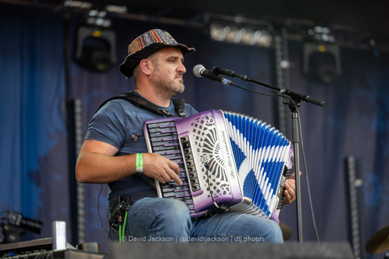 Peat & Diesel Luggeri performing on the second day of Cropredy Convention 2023. Photo by David Jackson.