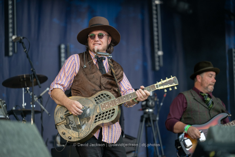 Richie Owens & The Farm Bureau performing on the second day of Cropredy Convention 2023. Photo by David Jackson.