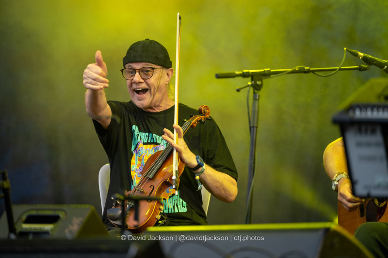 Fairport Convention on stage at Cropredy Convention on Thursday, August 9, 2024.