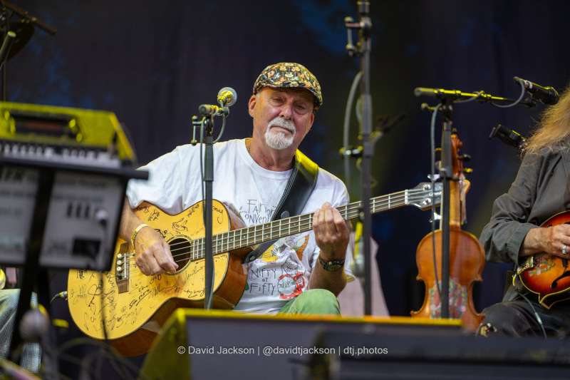 Fairport Convention on stage at Cropredy Convention on Thursday, August 9, 2024.
