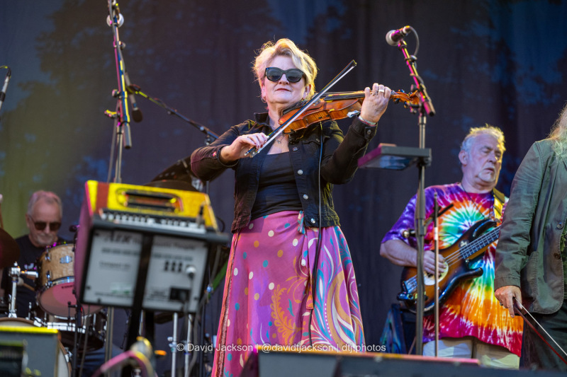 Feast Of Fiddles on stage at Cropredy Convention on Thursday, August 8. Photo by David Jackson.