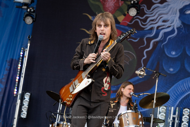 DeWolff onstage at Cropredy Convention on Friday, August 9, 2024. Photo by David Jackson.