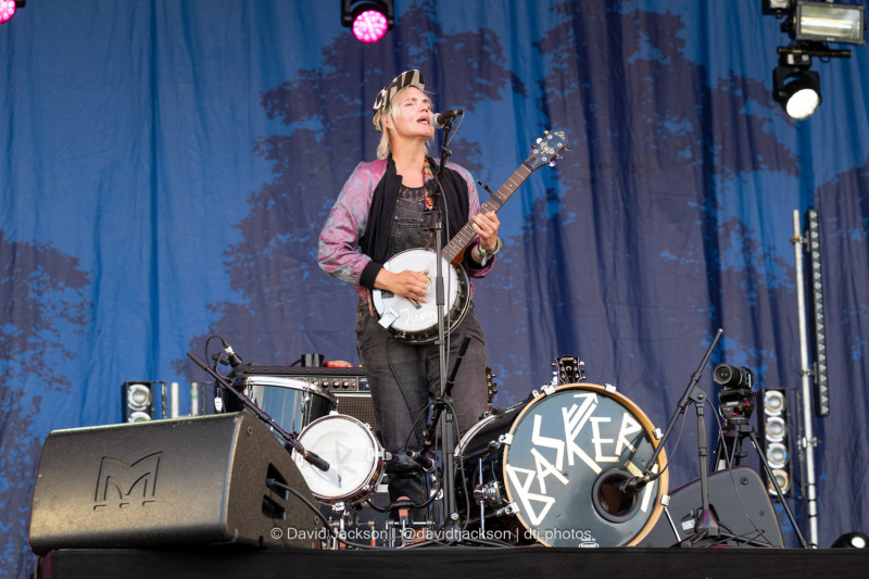 Baskery onstage at Cropredy Convention on Friday, August 9, 2024. Photo by David Jackson.