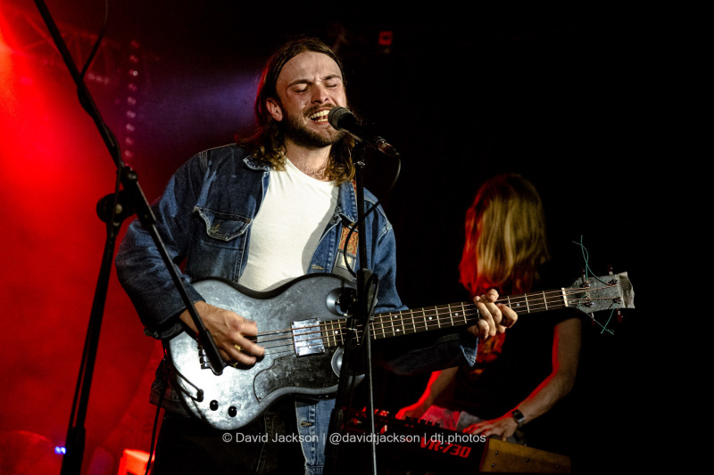 Woof on stage at The Black Prince in Northampton on Friday, July 19, 2024. Photo by David Jackson.