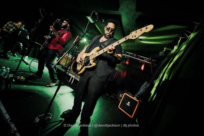 Darnell Cole & The Vibe on stage at The Black Prince in Northampton on Friday, July 19, 2024. Photo by David Jackson.