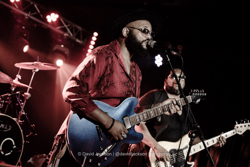 Darnell Cole & The Vibe on stage at The Black Prince in Northampton on Friday, July 19, 2024. Photo by David Jackson.