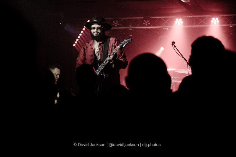 Darnell Cole & The Vibe on stage at The Black Prince in Northampton on Friday, July 19, 2024. Photo by David Jackson.