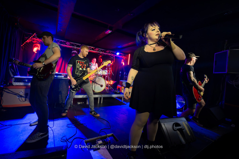 Defenestration on stage at The Black Prince in Northampton on Friday, August 17, 2024. Photo by David Jackson.