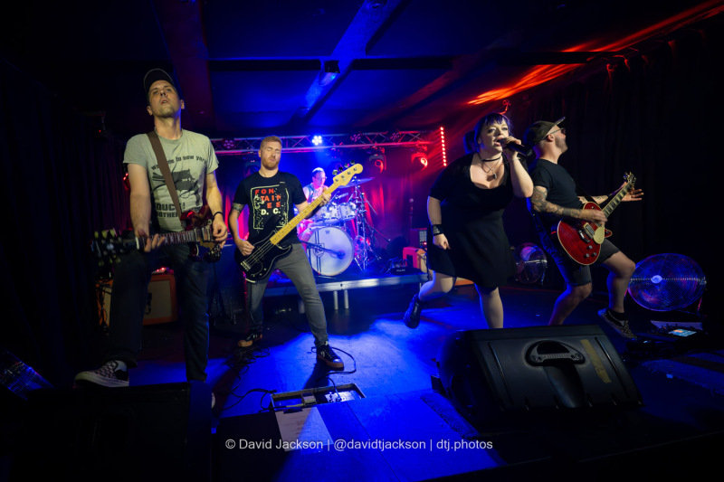 Defenestration on stage at The Black Prince in Northampton on Friday, August 17, 2024. Photo by David Jackson.