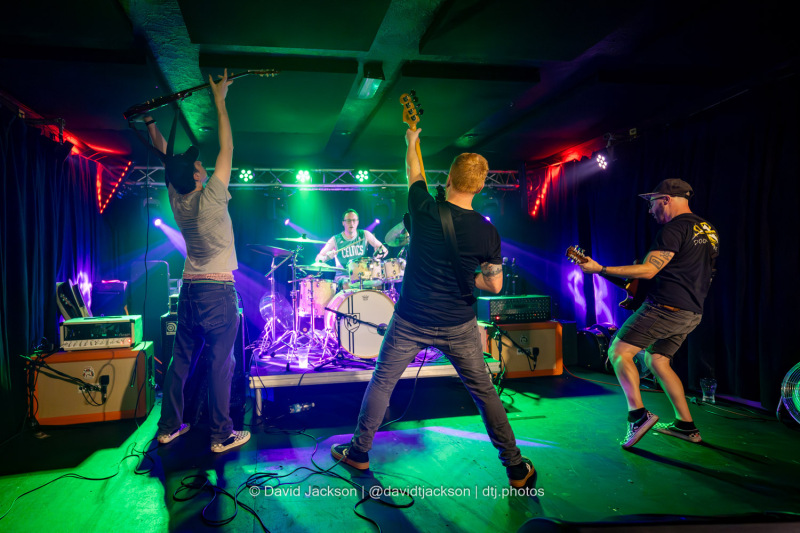 Defenestration on stage at The Black Prince in Northampton on Friday, August 17, 2024. Photo by David Jackson.