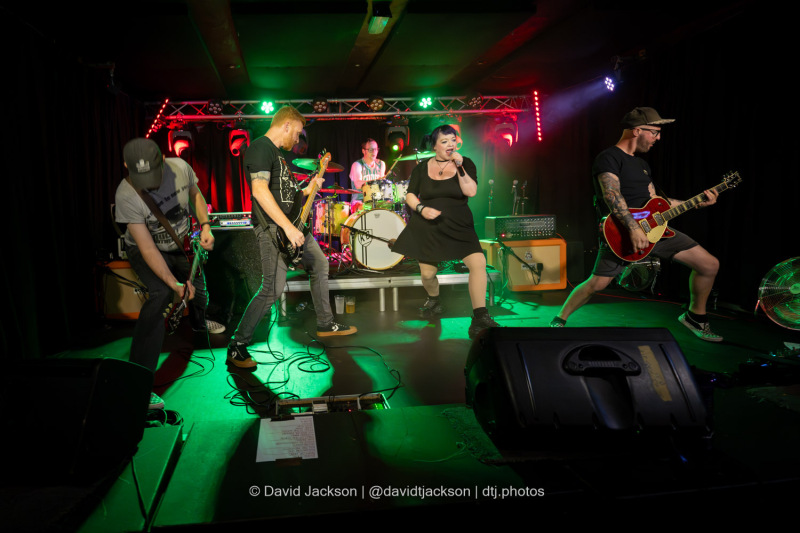 Defenestration on stage at The Black Prince in Northampton on Friday, August 17, 2024. Photo by David Jackson.