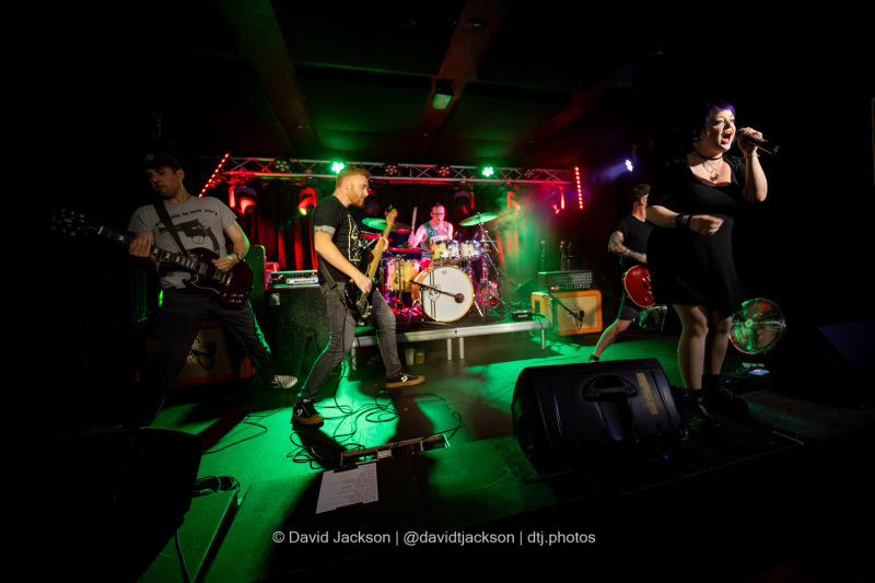 Defenestration on stage at The Black Prince in Northampton on Friday, August 17, 2024. Photo by David Jackson.