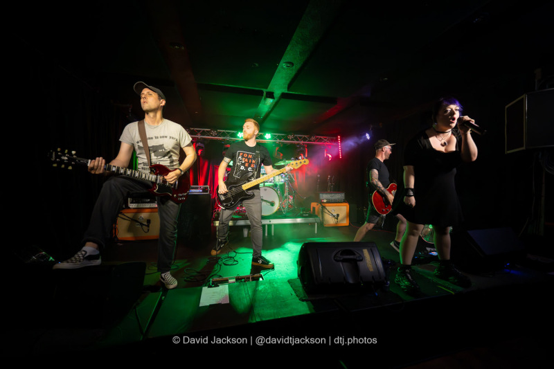Defenestration on stage at The Black Prince in Northampton on Friday, August 17, 2024. Photo by David Jackson.