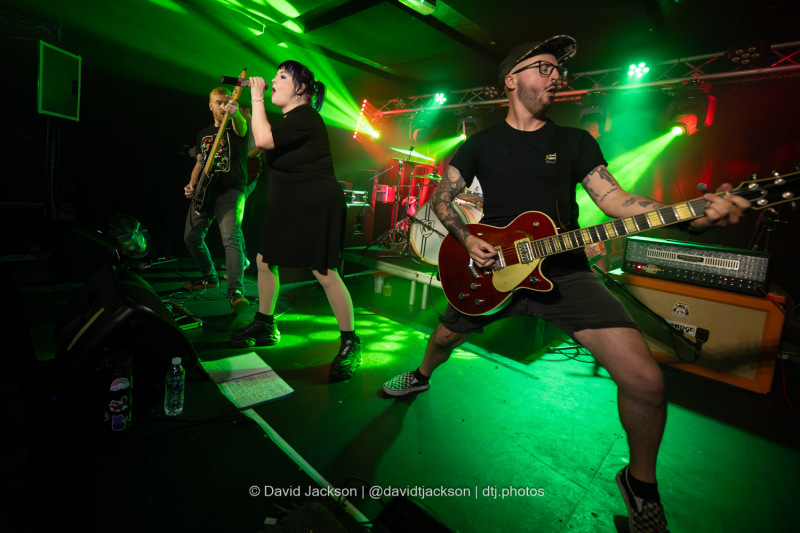 Defenestration on stage at The Black Prince in Northampton on Friday, August 17, 2024. Photo by David Jackson.
