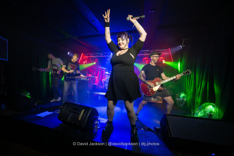 Defenestration on stage at The Black Prince in Northampton on Friday, August 17, 2024. Photo by David Jackson.