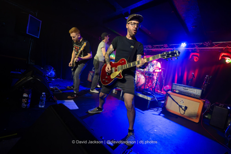 Defenestration on stage at The Black Prince in Northampton on Friday, August 17, 2024. Photo by David Jackson.
