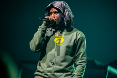 Denzel Curry on stage at the bp pulse LIVE arena in Birmingham on Thursday, February 12, 2026. Photo by David Jackson.