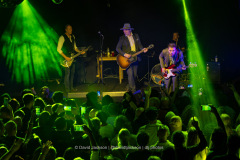 Pete Doherty on stage at the Roadmender in Northampton on Wednesday, August 29, 2024, with Andy Newlove and Babyshambles members Drew McConnell and Adam Ficek. Photo by David Jackson.