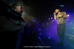 Allo on stage at The Black Prince in Northampton as part of Independent Music Venue Week on Thursday, January 29, 2026. Photo by David Jackson.