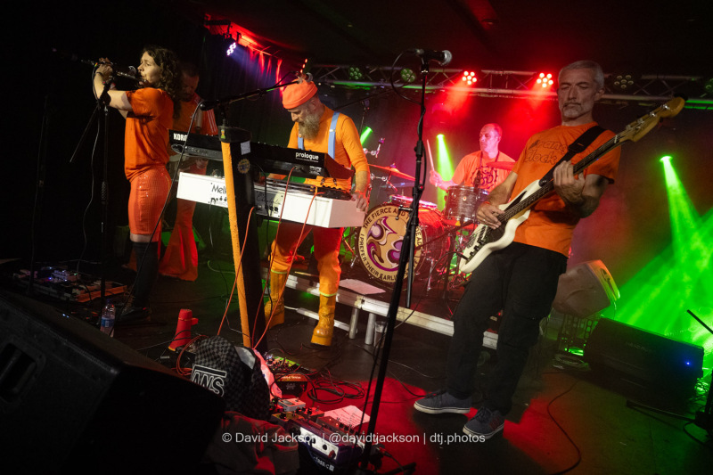 Orange Clocks on stage at The Black Prince in Northampton on Saturday, October 5, 2024. Photo  by David Jackson.