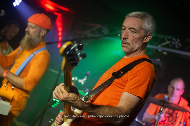 Orange Clocks on stage at The Black Prince in Northampton on Saturday, October 5, 2024. Photo  by David Jackson.