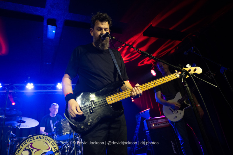 The Fierce & The Dead on stage at The Black Prince in Northampton on Saturday, October 5, 2024. Photo  by David Jackson.