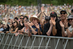 Fans watching acts perform at Forever Now at The National Bowl in Milton Keynes on Sunday, June 22, 2025. Photo by David Jackson.