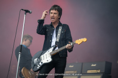 Johnny Marr on stage at The National Bowl in Milton Keynes on Sunday, June 22, 2025. Photo by David Jackson.