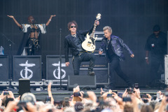 Billy Idol on stage at The National Bowl in Milton Keynes on Sunday, June 22, 2025. Photo by David Jackson.