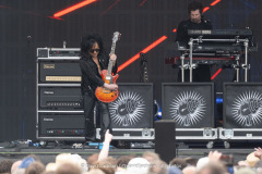 Billy Idol on stage at The National Bowl in Milton Keynes on Sunday, June 22, 2025. Photo by David Jackson.