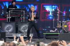 Billy Idol on stage at The National Bowl in Milton Keynes on Sunday, June 22, 2025. Photo by David Jackson.