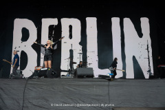 Berlin on stage at The National Bowl in Milton Keynes on Sunday, June 22, 2025. Photo by David Jackson.