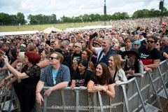 Fans watching acts perform at Forever Now at The National Bowl in Milton Keynes on Sunday, June 22, 2025. Photo by David Jackson.