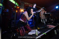 Moist Crevice on stage at The Garibaldi Hotel in Northampton on Saturday, September 13, 2025. Photo by David Jackson.