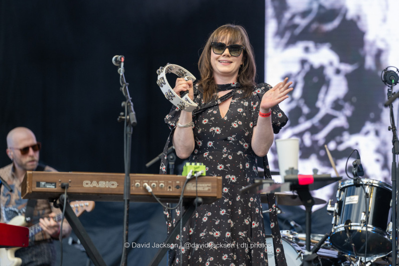 The Waeve on stage at Warwick Castle on Sunday, July 21. Photo by David Jackson.