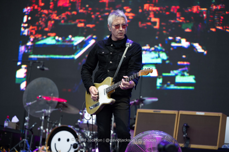 Noel Gallagher’s High Flying Birds on stage at Warwick Castle on Sunday, July 21. Photo by David Jackson.