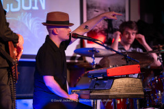 Greg Coulson on stage at The Charles Bradlaugh in Northampton on Thursday, February 2, 2025. Photo by David Jackson.
