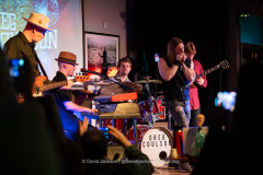 Greg Coulson on stage at The Charles Bradlaugh in Northampton on Thursday, February 2, 2025. Photo by David Jackson.