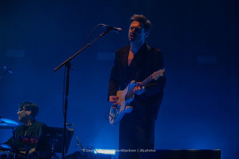 Guitarist Danny Connors on stage at the Utilita Arena, Birmingham, March 10, 2023. Photo by David Jackson.