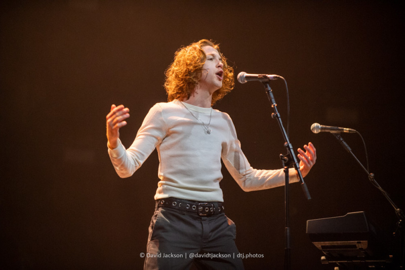Frankie Beetlestone on stage at the Utilita Arena, Birmingham, March 10, 2023. Photo by David Jackson.