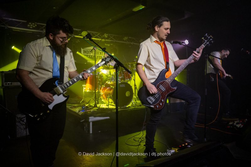 Utopia Development Corporation on stage at The Black Prince in Northampton on Thursday, January 30. Photo by David Jackson.
