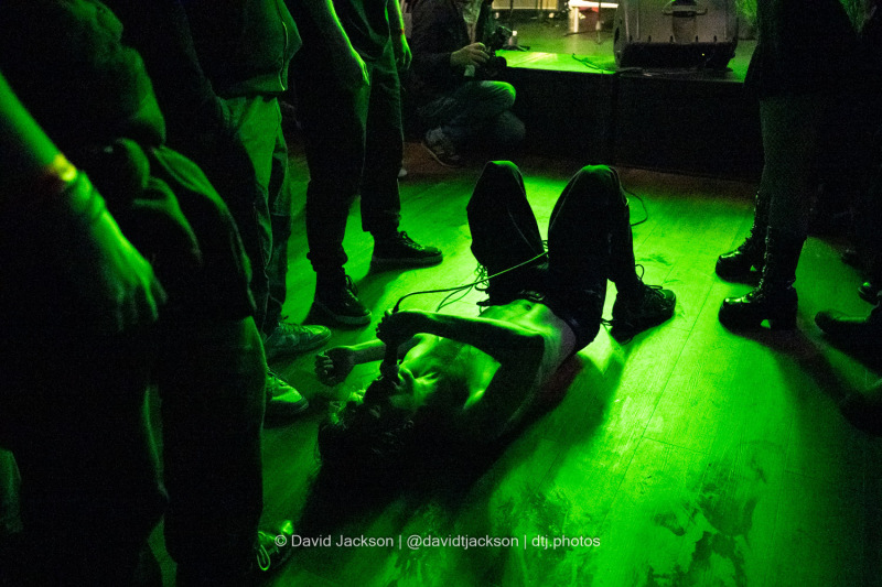 Heavy Lungs on stage at The Black Prince in Northampton on Thursday, January 30. Photo by David Jackson.