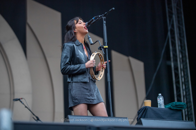 The Mysterines on stage at the Coventry Building Society Arena in Coventry on Wednesday, May 31, 2023. Photo by David Jackson.