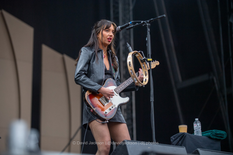 The Mysterines on stage at the Coventry Building Society Arena in Coventry on Wednesday, May 31, 2023. Photo by David Jackson.