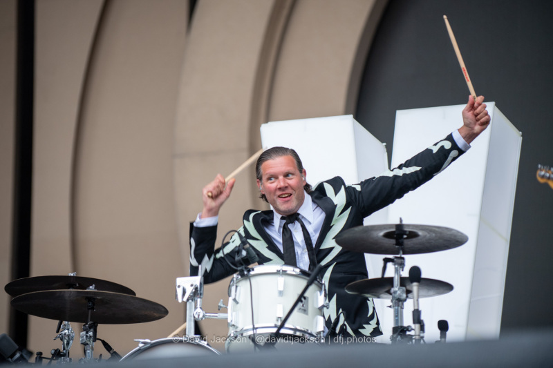 The Hives performing at the Coventry Building Society Arena in Coventry on Wednesday, May 31, 2023. Photo by David Jackson.